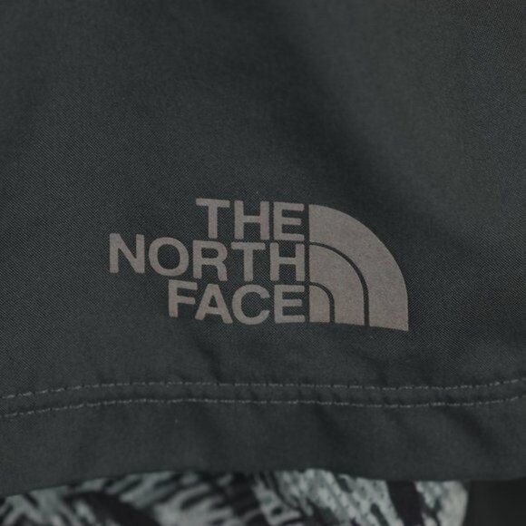 The North Face Men's Large Gray Yellow Double Layer Activewear Shorts - Picture 6 of 9